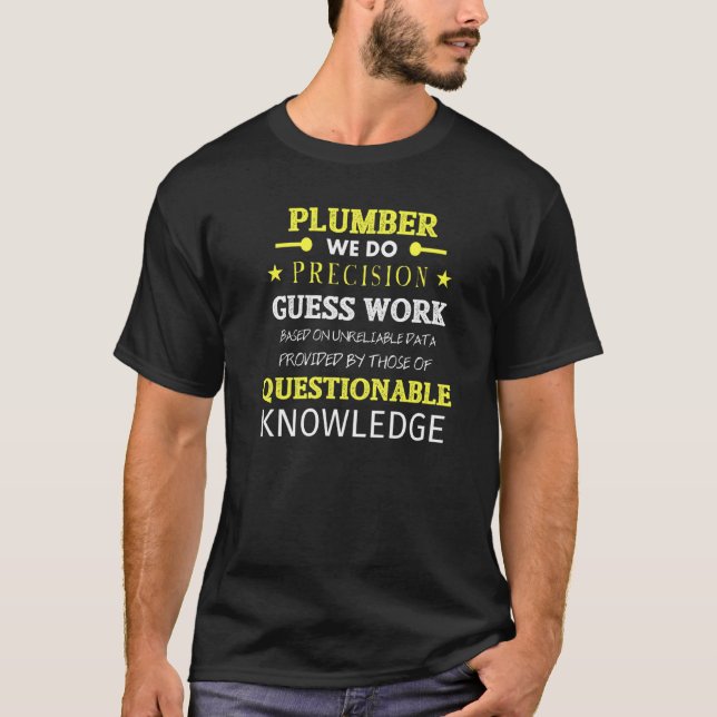 Mens Plumber Gift Idea For Plumbing Apprentice T-Shirt (Front)