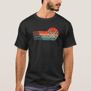 Mens Plumbing Saying Pipefitter & Plumber T-Shirt