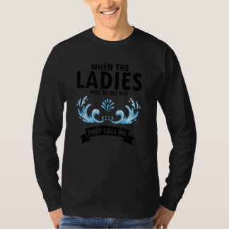 Mens Pool Guy for Swimming Pool Boy and Pool Clean T-Shirt