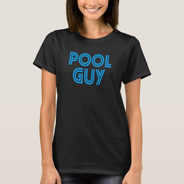 Mens Pool Guy T-Shirt (Front)