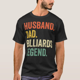 Mens Pool Player Funny Husband Dad Billiards Legen T-Shirt