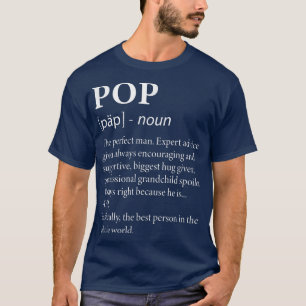 Mens Pop Definition Funny Grandpa T-Shirt