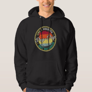 Mens Pop Pop Like A Grandpa Only Way Cooler Grandp Hoodie