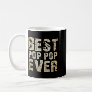 Mens Pops Fathers Day Funny Grandpa Vintage Pops Coffee Mug