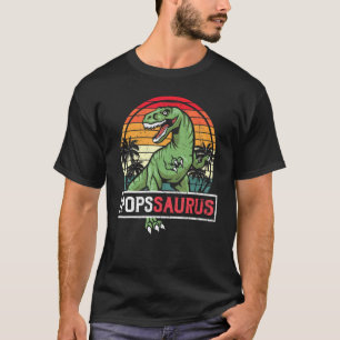 Mens Popssaurus Rex Dinosaur Pops Saurus Family Ma T-Shirt