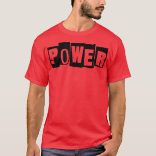 Mens POWER Gym Fitness Workout Bodybuilding Motiva T-Shirt