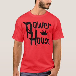 Mens POWER HOUSE Gym Fitness Workout Bodybuilding  T-Shirt