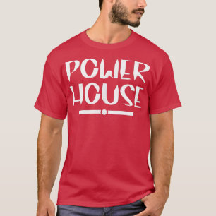 Mens POWER HOUSE Gym Fitness Workout Bodybuilding  T-Shirt