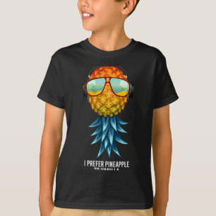 Mens prefer pineapple to vanilla upside down T-Shirt