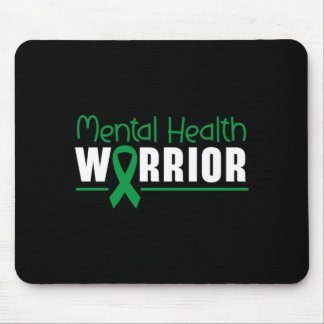 Mens Prevention Awareness Mental Health Warrior Mouse Pad