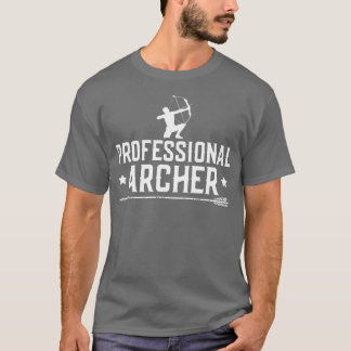 Mens Professional Archer Bow and Arrow Archery  T-Shirt