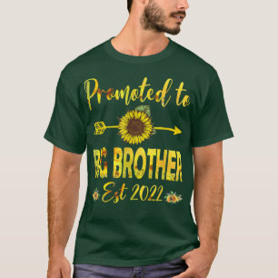 Mens Promoted To Big Brother Est 2022  Sunflower  T-Shirt