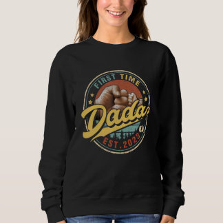 Mens Promoted To Dada 2023  For New Dad First Time Sweatshirt
