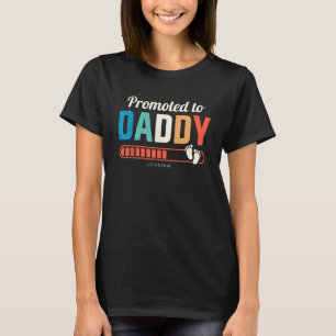 Mens Promoted To Daddy 2024 Pregnancy Announcement T-Shirt