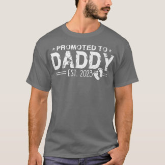 Mens Promoted To Daddy Est  T-Shirt
