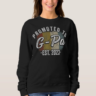 Mens Promoted To G Pa 2023   For New Grandpa 2023 Sweatshirt