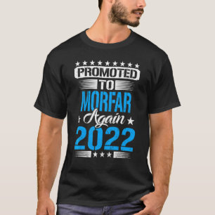 Mens Promoted To Morfar Grandpa Again 2022 Reveal T-Shirt