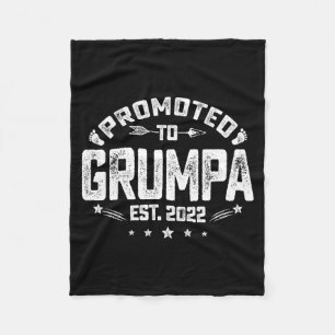 Mens Promoted To Mpa Est 2022 Funny New Mpa Fleece Blanket