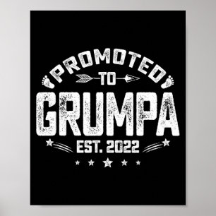 Mens Promoted To Mpa Est 2022 Funny New Mpa  Poster