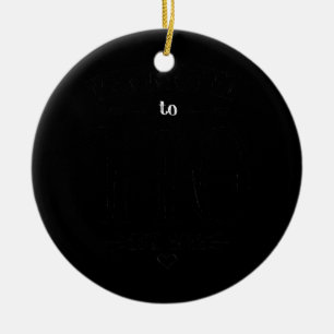 Mens Promoted to Tio 2022 Funny Vintage New Tio Ceramic Tree Decoration