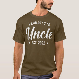 Mens Promoted to Uncle 2022  T-Shirt