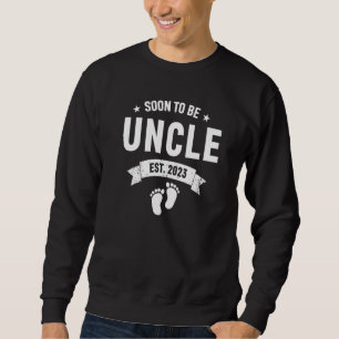 Mens Promoted To Uncle 2023 Soon To Be Uncle 2023 Sweatshirt