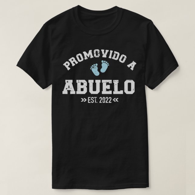 Mens Promovido a abuelo 2022  T-Shirt (Design Front)