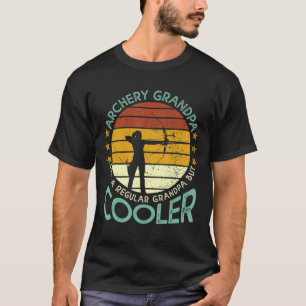 Mens Proud Archery Grandpa Like A Regular Father B T-Shirt