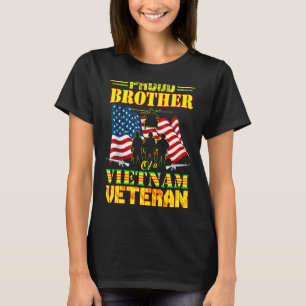 Mens Proud Brother Of A Vietnam Veteran Military F T-Shirt