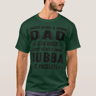 Mens Proud Bubba Best Bubba Grandpa  T-Shirt