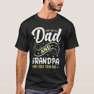 Mens Proud Dad and Grandpa A Special Father s Day T-Shirt
