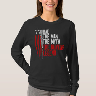 Mens Proud Dada Dad The Hunting Legend 4th Of July T-Shirt