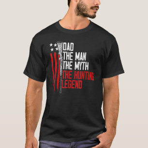 Mens Proud Dada Dad The Hunting Legend 4th Of July T-Shirt