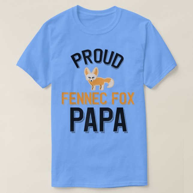 Mens Proud Fennec Fo Papa  T-Shirt (Design Front)