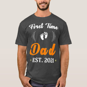 Mens Proud First Time DadProud New DadFunny Father T-Shirt