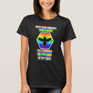 Mens Proud Gay Boys Pride LGBTQ Gay Beekeeper Rai T-Shirt