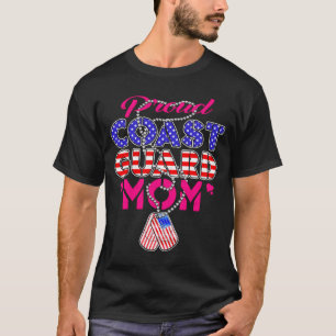 Mens Proud Military Mum Dog Tags Military Mother T-Shirt