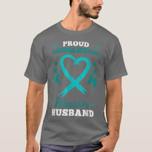 Mens Proud Trigeminal Neuralgia Warrior Husband  T-Shirt