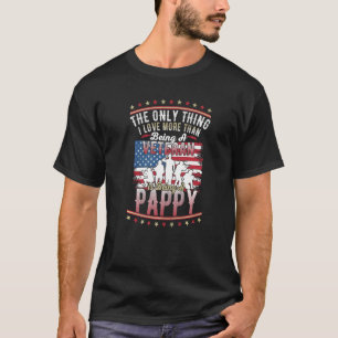Mens Proud Us Flag I Love More Than Being A Vetera T-Shirt