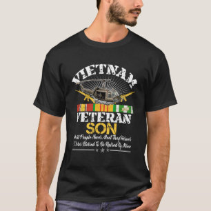Mens Proud Vietnam Veteran Military Vietnam Vetera T-Shirt