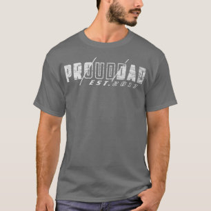 Mens Prouddad 2017 Proud Father since 2017 Father' T-Shirt