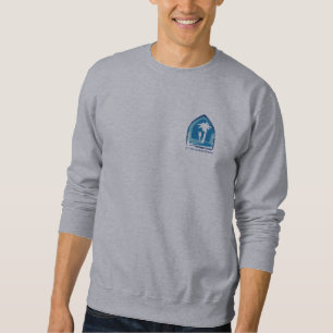 Men's Pullover Sweatshirt. Double-sided Designs.