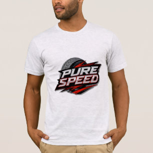 Men's Pure Speed Racing Tire Performance T-Shirt