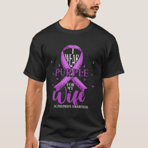 Mens Purple Ribbon Heimerheimers Fighter Wife Heim T-Shirt