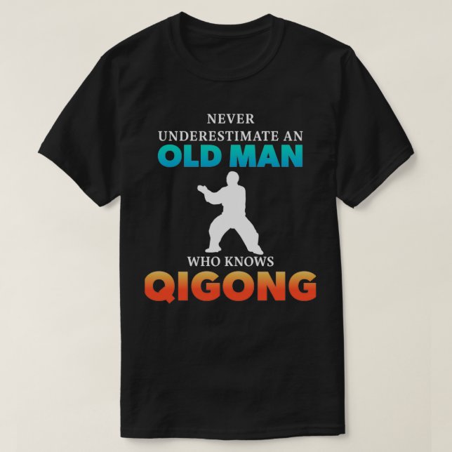 Mens Qi Gong Chi Kung Practitioners Yoga Meditatio T-Shirt (Design Front)
