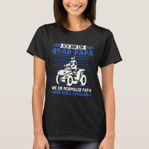 Mens Quad Papa Quad Bike Quad Bike Atv 4x4 T-Shirt