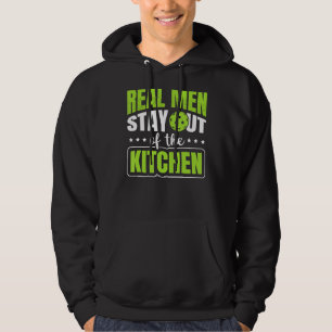 Mens Real Men Stay Out Of The Kitchen Pickleball P Hoodie