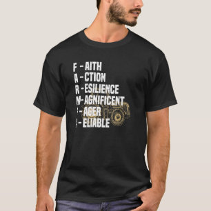 Mens Realiable Farming Proud Hard Working Farmer T T-Shirt