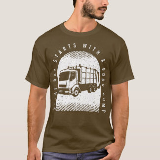 Mens Recycling Truck Driver Saying For A Driver Of T-Shirt