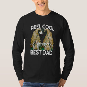 Mens Reel Cool Best Dad Gnome For Men & Grandpa  F T-Shirt